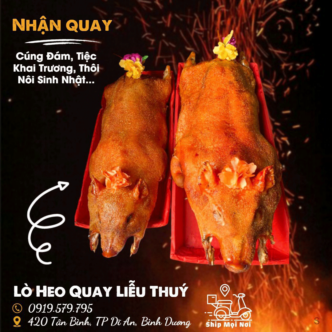 LÒ HEO QUAY LIỄU THÚY