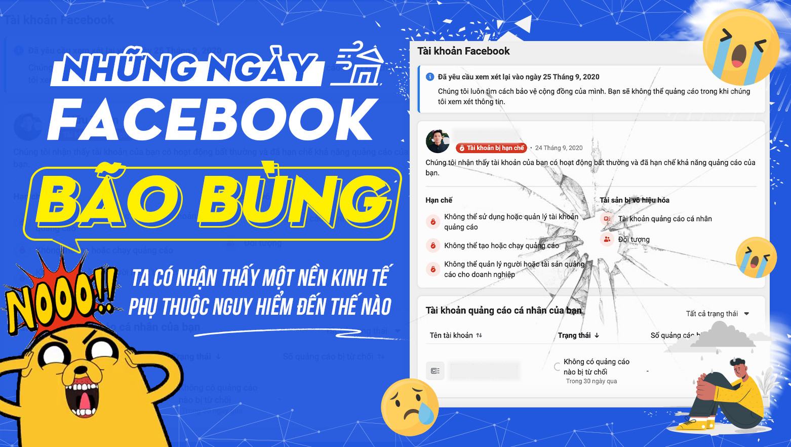 Những ngày Facebook BÃO BÙNG, ta có nhận thấy một nền kinh tế phụ thuộc nguy hiểm đến thế nào     