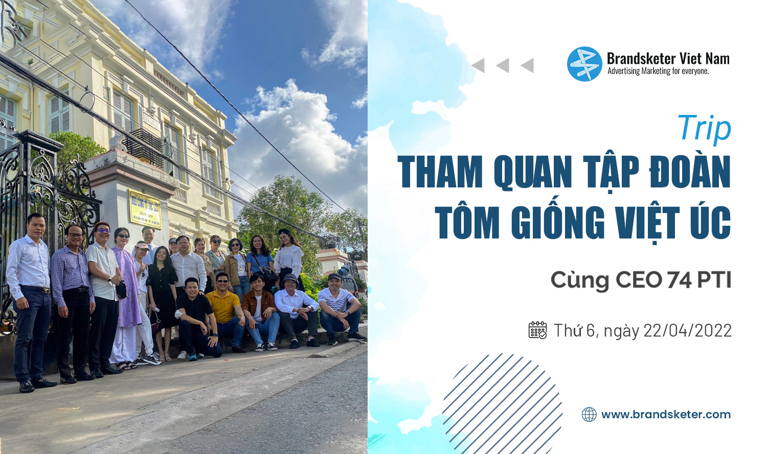 Tham quan tập đoàn tôm giống Việt Úc