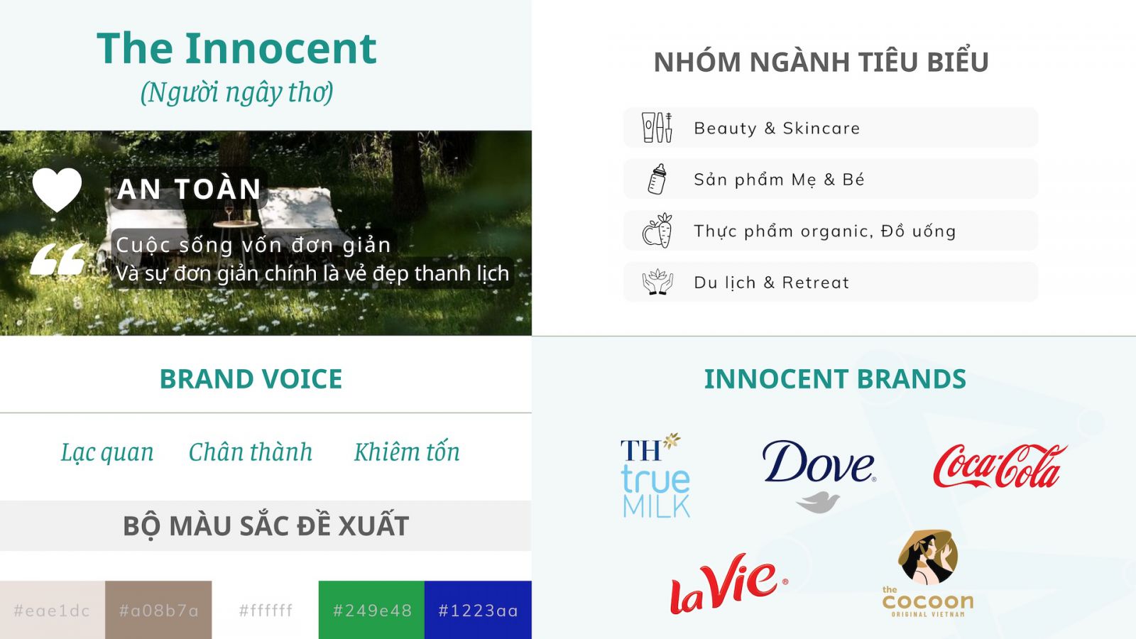 Brand Archetype - The Innocent