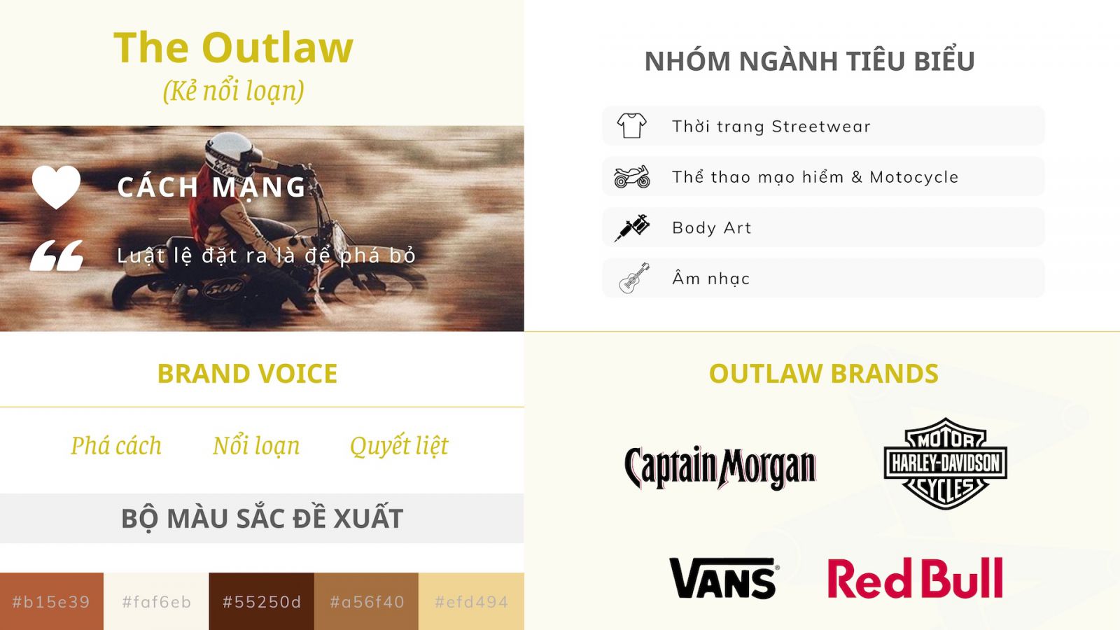 Brand Archetype - The Outlaw