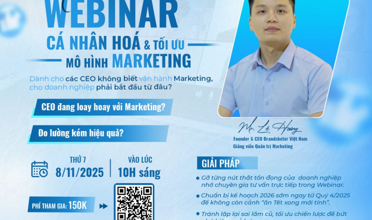 Những điều cần biết để cá nhân hoá và tối ưu mô hình MARKETING cho doanh nghiệp