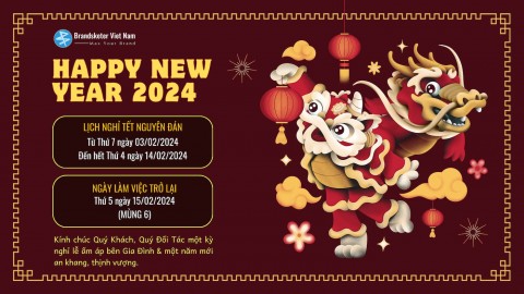 Brandsketer Việt Nam thông báo lịch nghỉ Tết Nguyên Đán năm 2024        