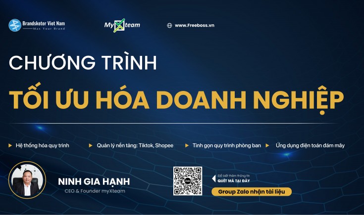 Chương trình tối ưu hóa doanh nghiệp cùng myXteam