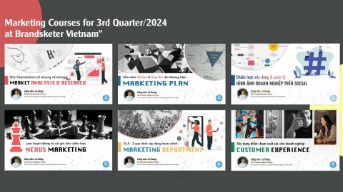 Lịch khai giảng các khoá học Marketing quý 3/2024 tại Brandsketer Việt Nam