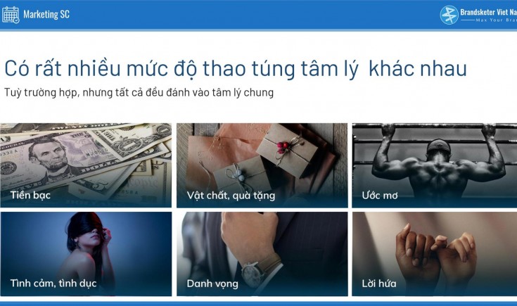 Một góc TÂM LÝ HỌC HÀNH VI trong Marketing đương đại          