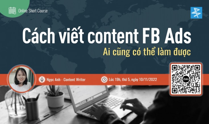  Xem lại: Short Course - Hướng dẫn viết content Facebook Ads ai cũng có thể làm được                                  